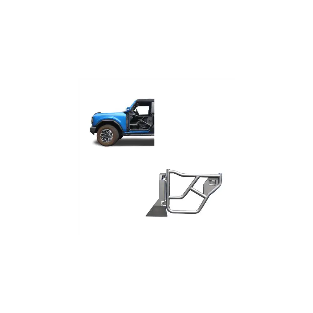Tubular Front Doors - Steel - BLKTFDFB21